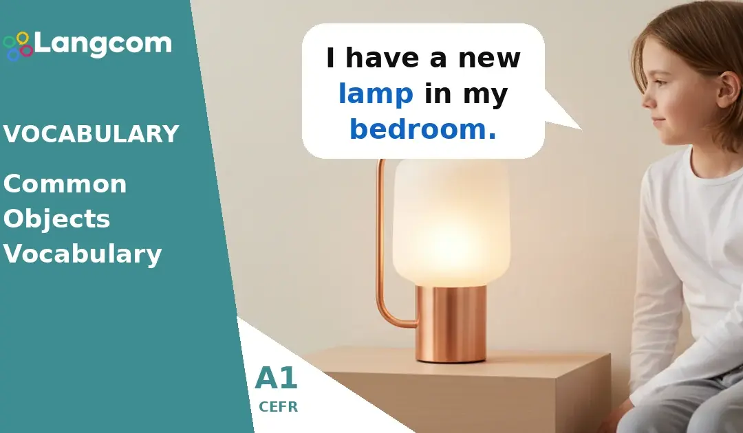 Learn A1 English: Common Objects for Your Home