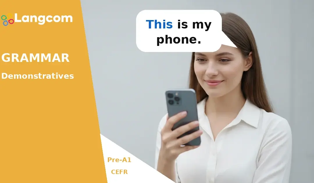 Learn This, That, These, Those: Pre-A1 English Grammar