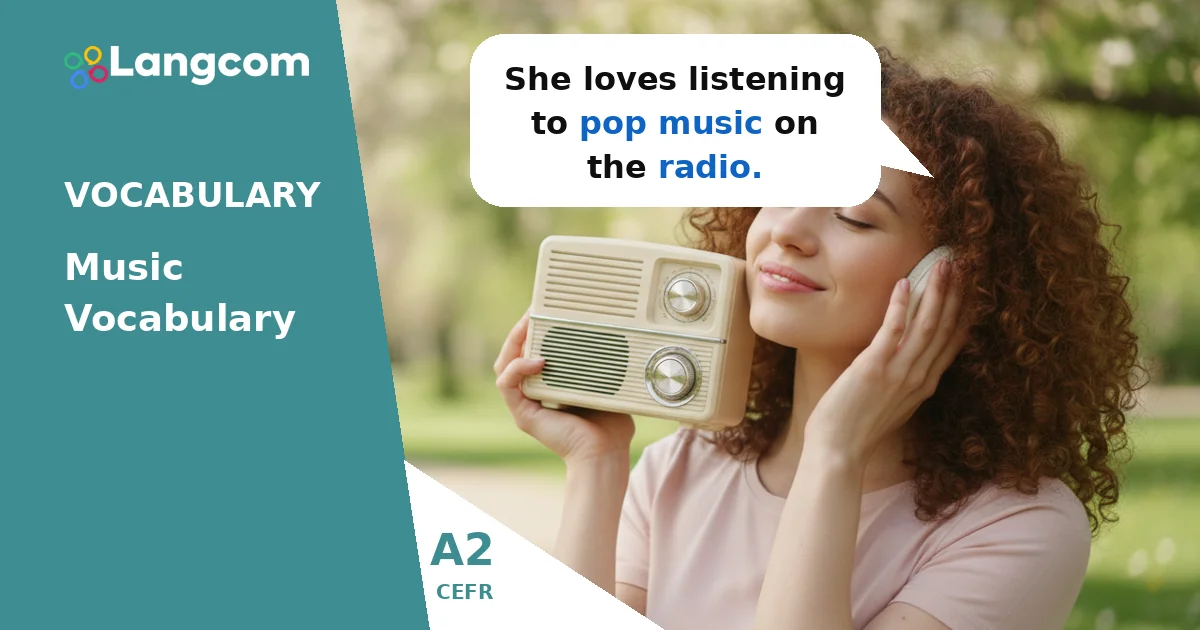 A2 Music Vocabulary: Talk About Your Favorite Songs and Artists A2 Music Vocabulary: Talk About Your Favorite Songs and Artists — A2 English vocabulary lesson by Langcom