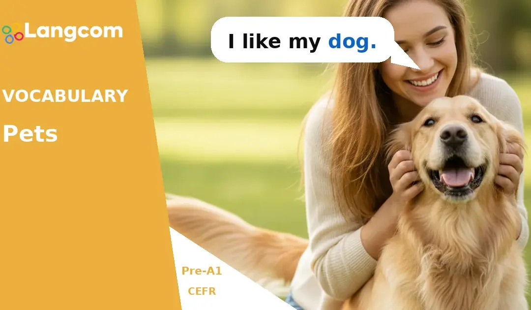Impara i nomi di base degli animali domestici in inglese (vocabolario di livello Pre-A1)
