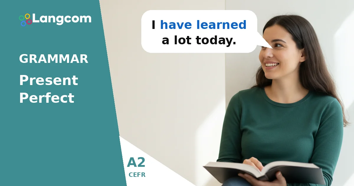 Mastering the Present Perfect (Positive Form) for A2 English Mastering the Present Perfect (Positive Form) for A2 English — A2 English grammar lesson by Langcom